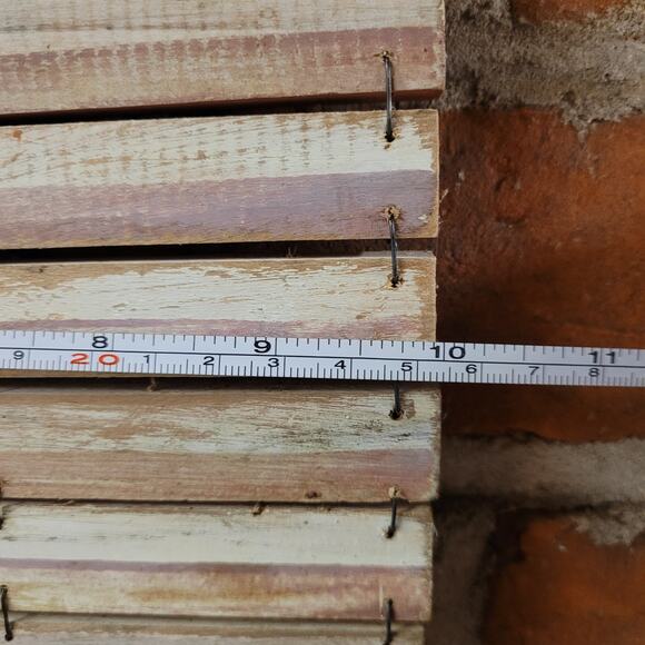 Rustic Wooden American Flag Wall Hanging Patriotic Decor 10x8 USA Faded - Picture 3 of 4